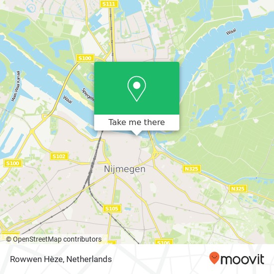 Rowwen Hèze map
