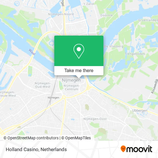 Holland Casino map
