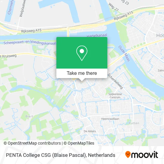 PENTA College CSG (Blaise Pascal) map