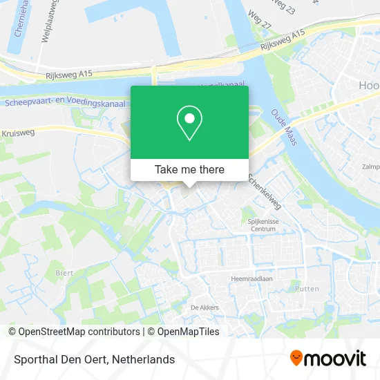 Sporthal Den Oert map