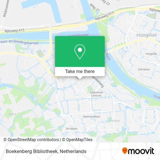 Boekenberg Bibliotheek map