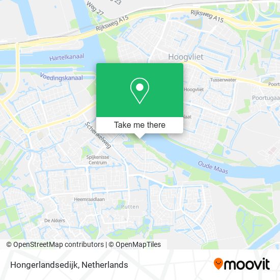 Hongerlandsedijk map