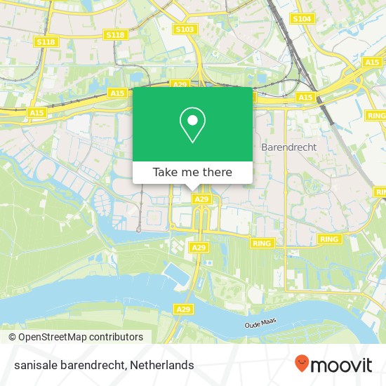 sanisale barendrecht map