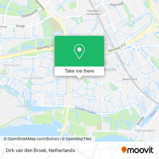 Dirk van den Broek map