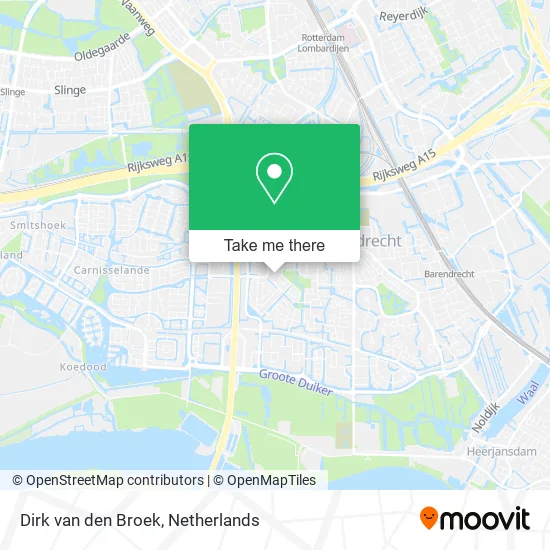 Dirk van den Broek map