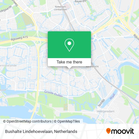 Bushalte Lindehoevelaan map