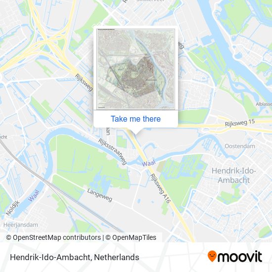 Hendrik-Ido-Ambacht map