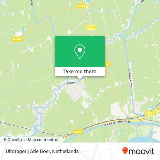 Uitdragerij Arie Boer map