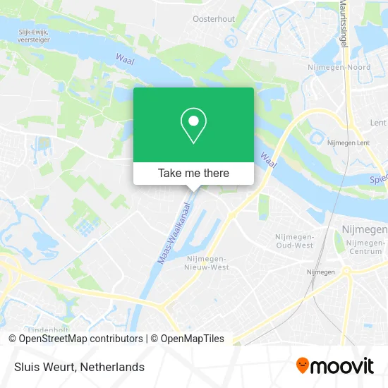 Sluis Weurt Karte