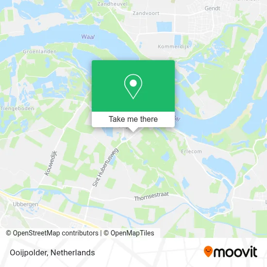 Ooijpolder map