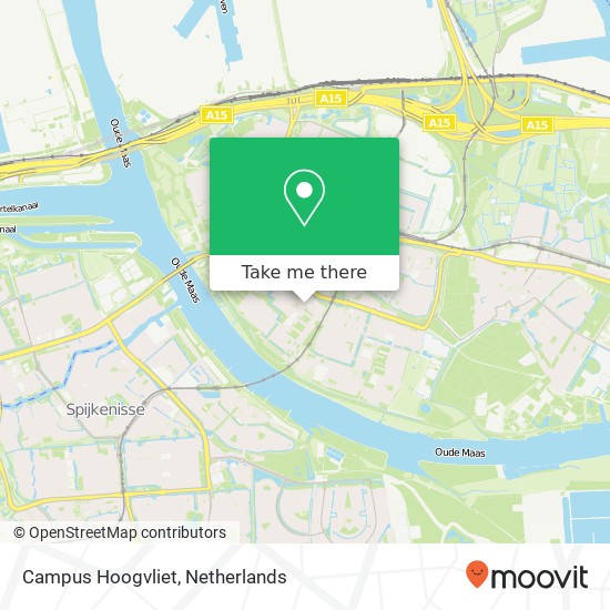 Campus Hoogvliet map
