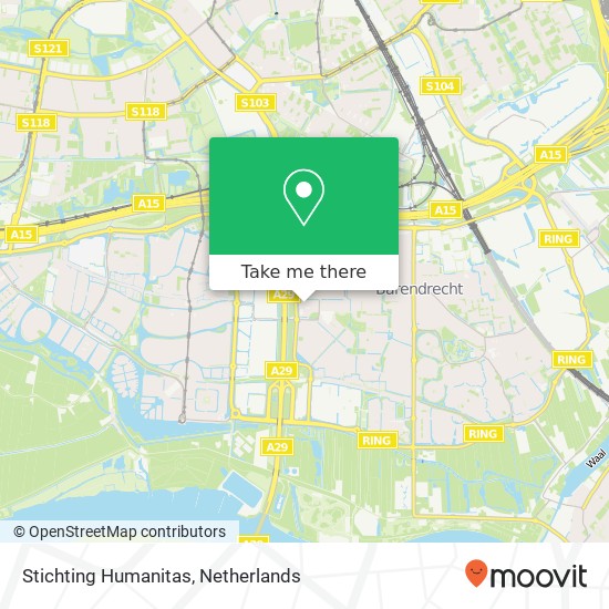 Stichting Humanitas map