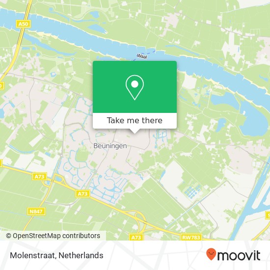 Molenstraat map