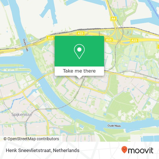 Henk  Sneevlietstraat map