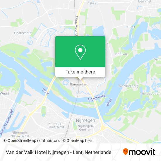 Van der Valk Hotel Nijmegen - Lent map