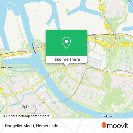Hoogvliet Markt map