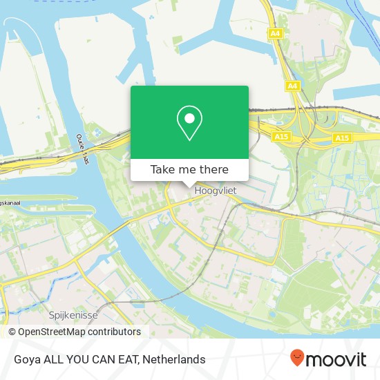 Goya ALL YOU CAN EAT map