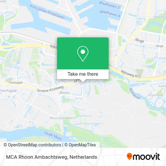MCA Rhoon Ambachtsweg map