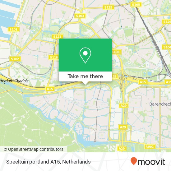 Speeltuin portland A15 map