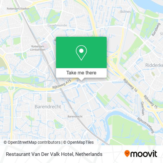 Restaurant Van Der Valk Hotel map