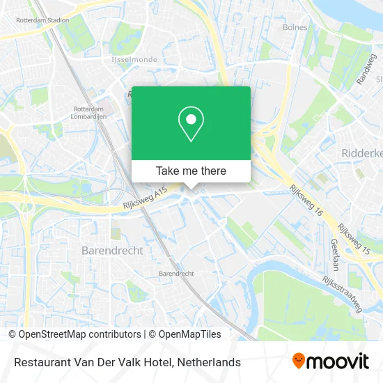 Restaurant Van Der Valk Hotel map