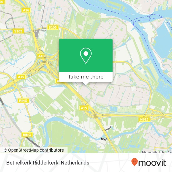 Bethelkerk Ridderkerk Karte