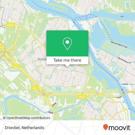 Drievliet map