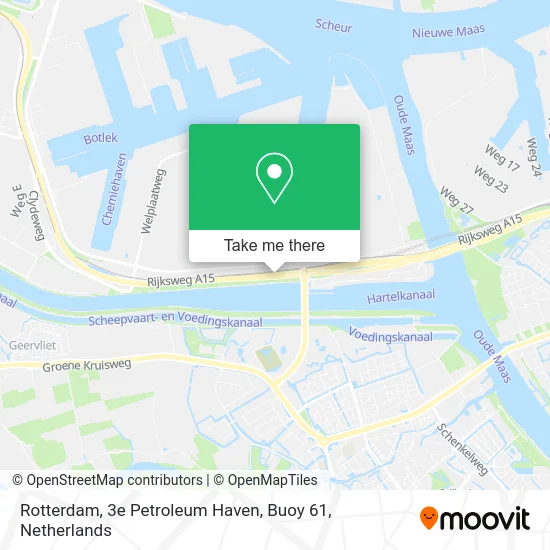 Rotterdam, 3e Petroleum Haven, Buoy 61 map