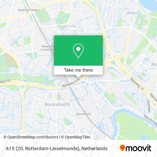 A15 (20, Rotterdam-IJsselmonde) Karte