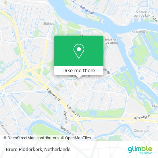 Brurs Ridderkerk map