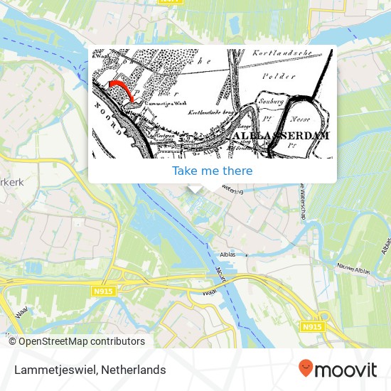 Lammetjeswiel map