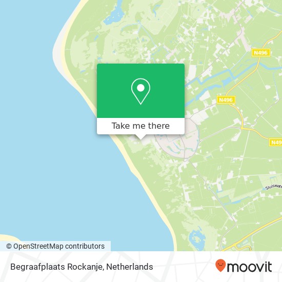 Begraafplaats Rockanje map