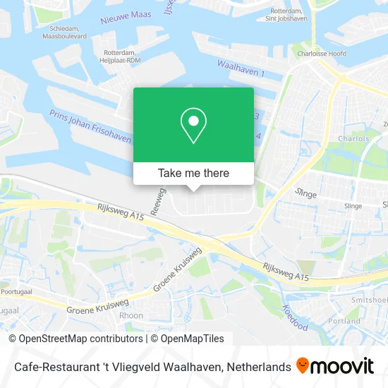 Cafe-Restaurant 't Vliegveld Waalhaven map
