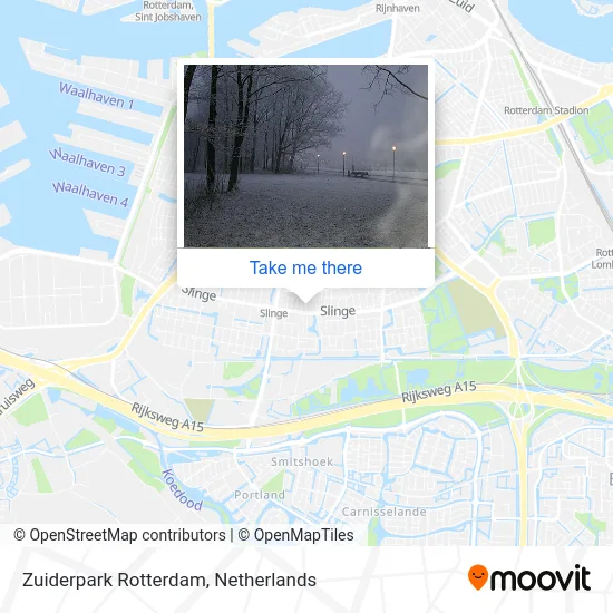 Zuiderpark Rotterdam map