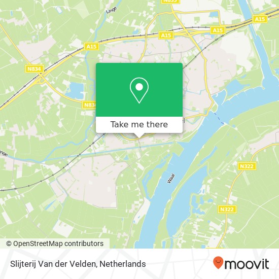 Slijterij Van der Velden map