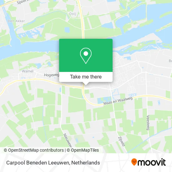 Carpool Beneden Leeuwen map