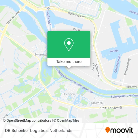 DB Schenker Logistics map