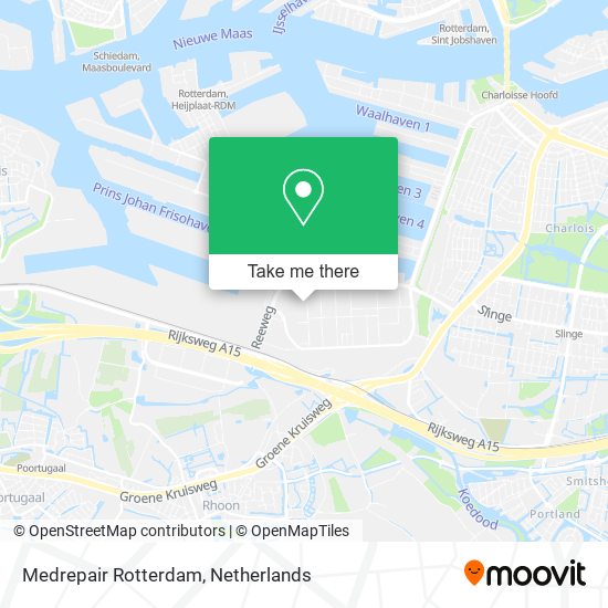 Medrepair Rotterdam map