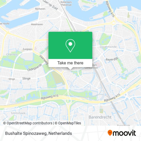 Bushalte Spinozaweg map