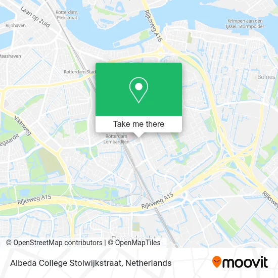 Albeda College Stolwijkstraat map