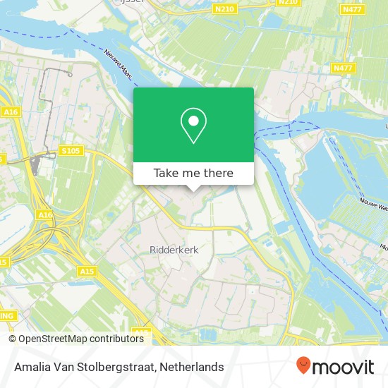 Amalia Van Stolbergstraat map