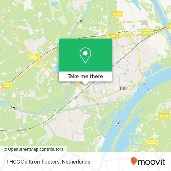 THCC De Kromhouters map