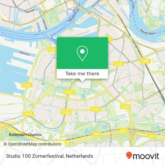 Studio 100 Zomerfestival map