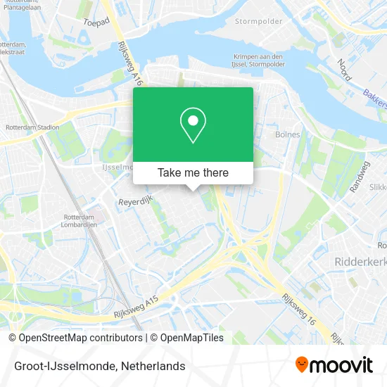 Groot-IJsselmonde map