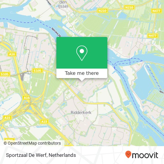 Sportzaal De Werf map