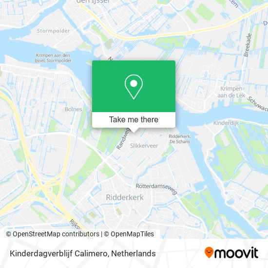 Kinderdagverblijf Calimero map