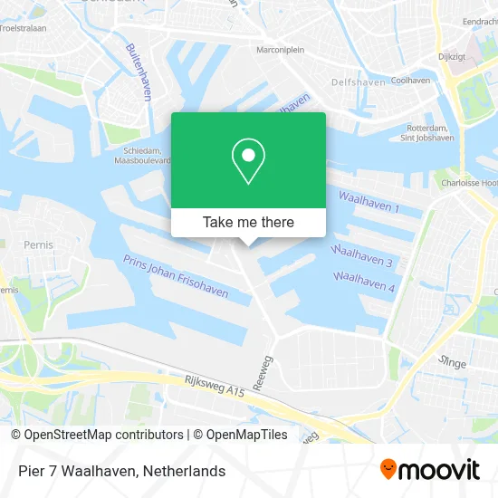 Pier 7 Waalhaven map