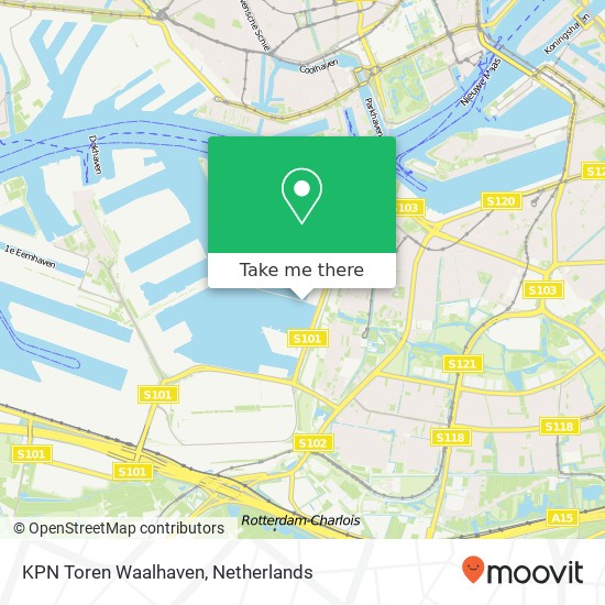 KPN Toren Waalhaven Karte