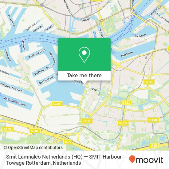 Smit Lamnalco Netherlands (HQ) — SMIT Harbour Towage Rotterdam map