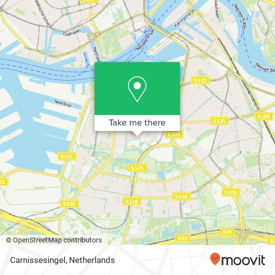 Carnissesingel map